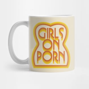 Girls On Porn - 70s Porn Logo Mug